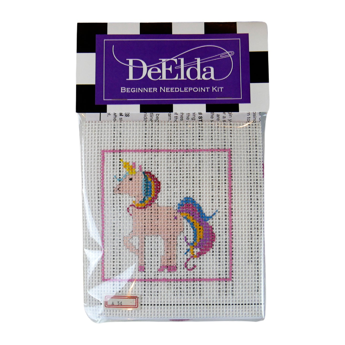 Unicorn - Kid's Needlepoint Kit