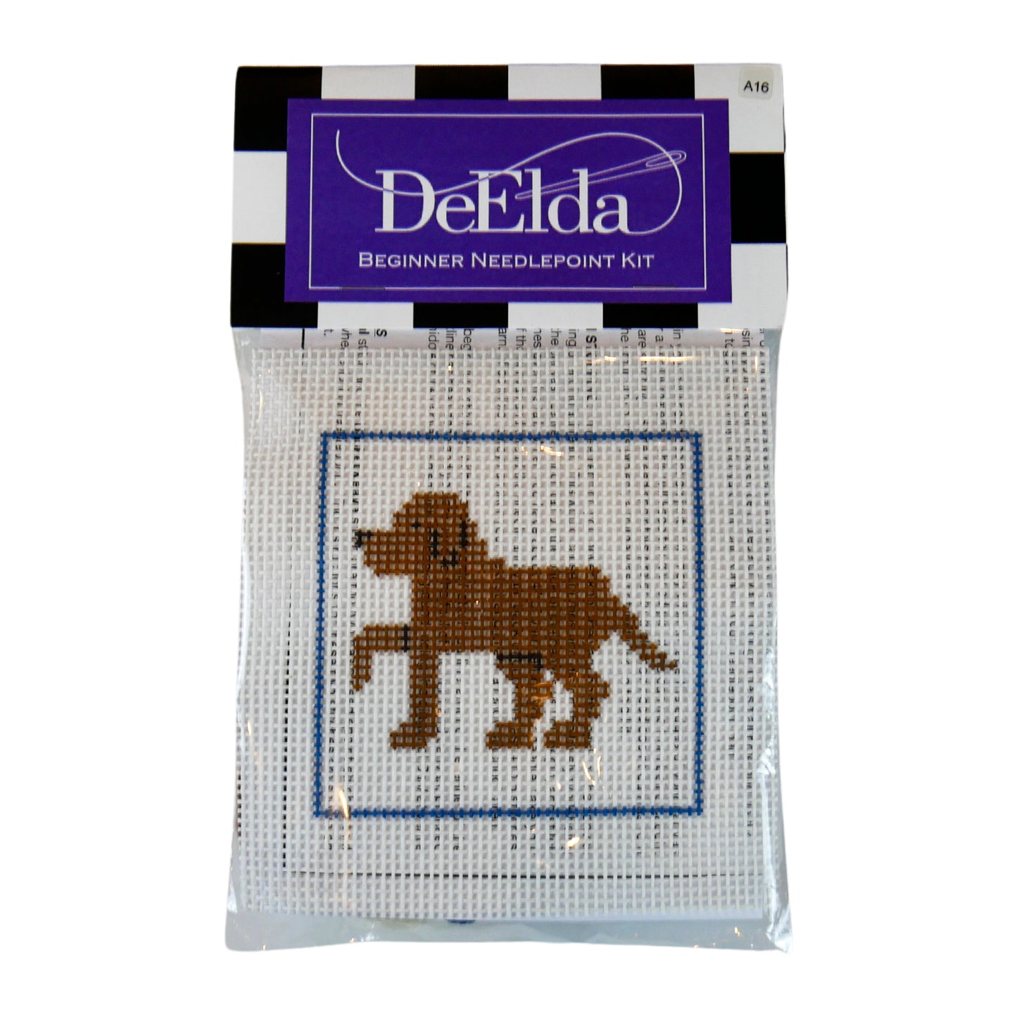 Brown Dog - Kid's Needlepoint Kit