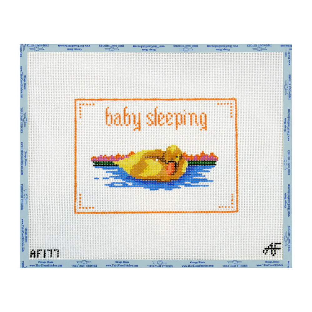 Baby Sleeping with Duck