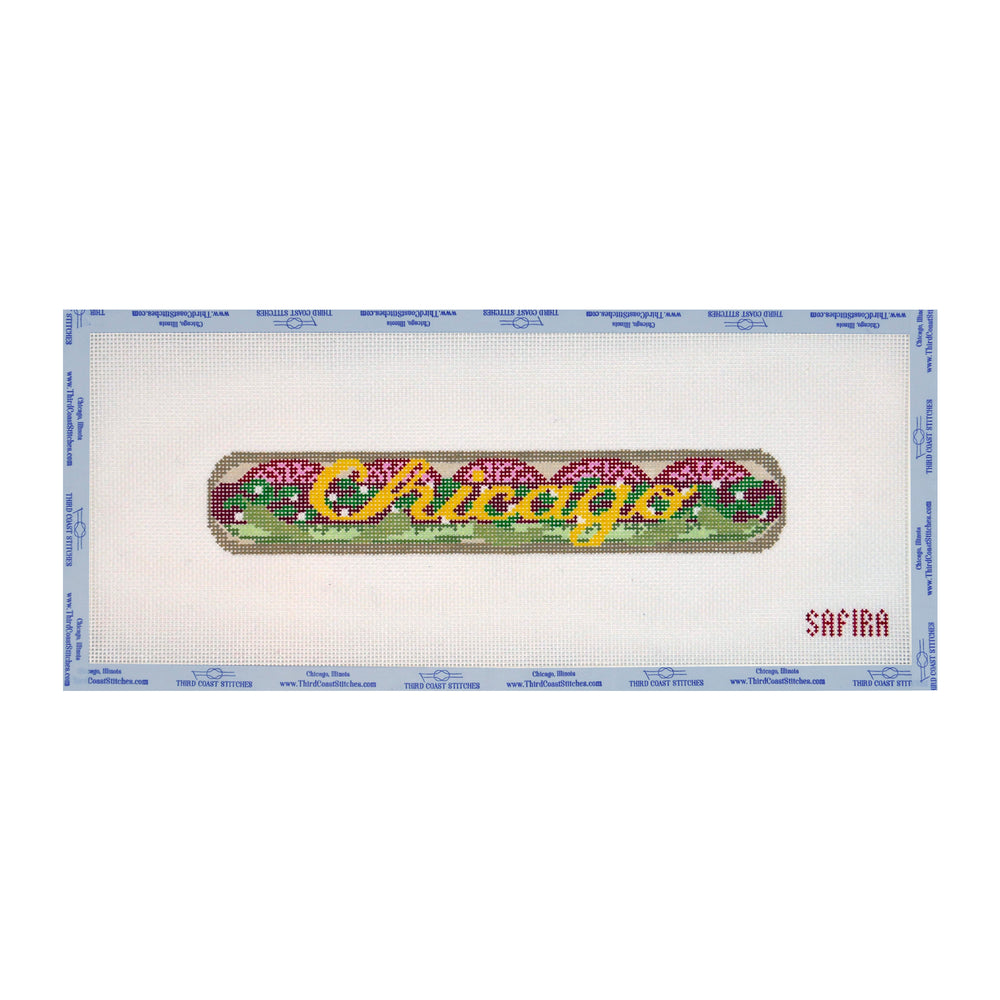 Chicago Hot Dog Keyfob