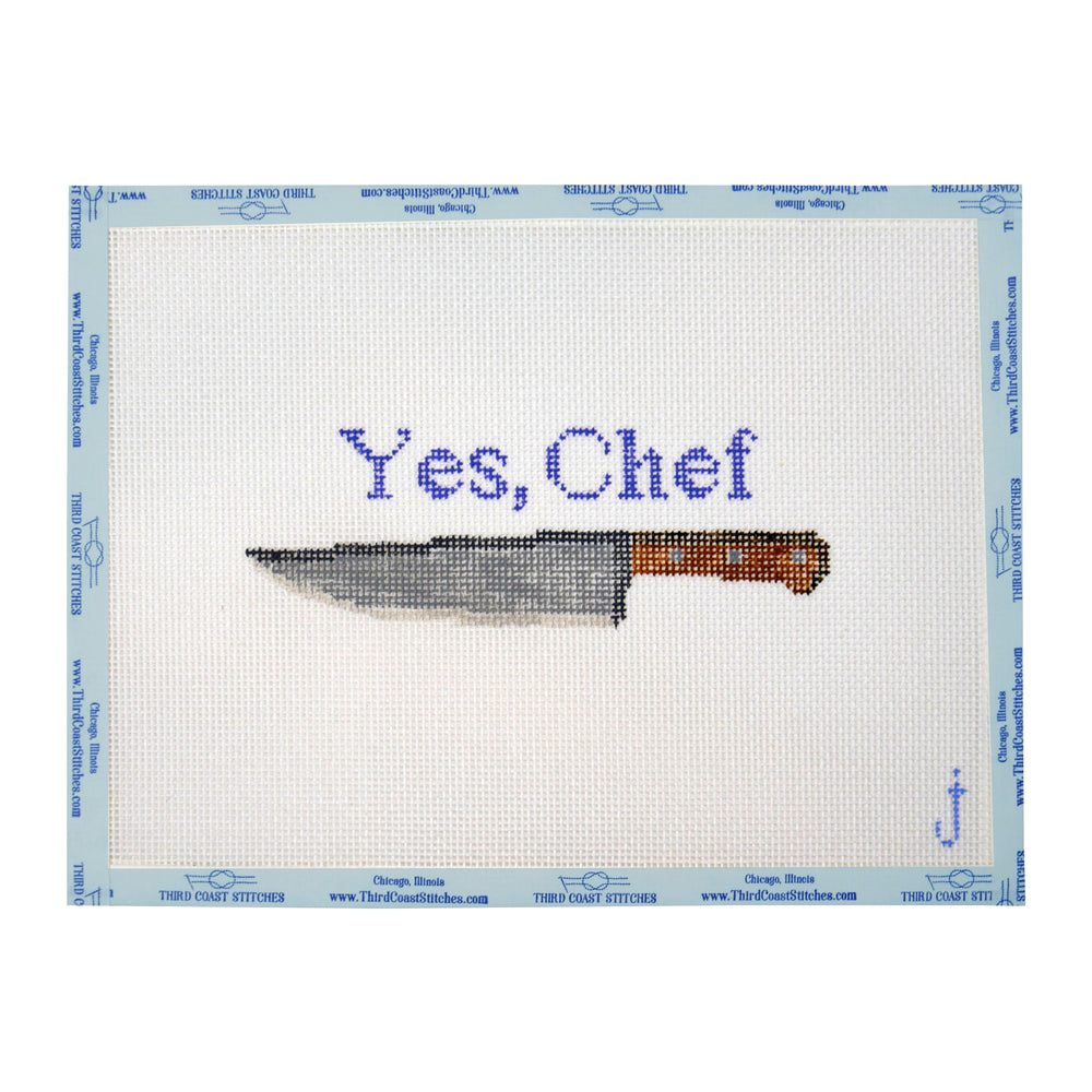 Yes Chef with Butcher Knife