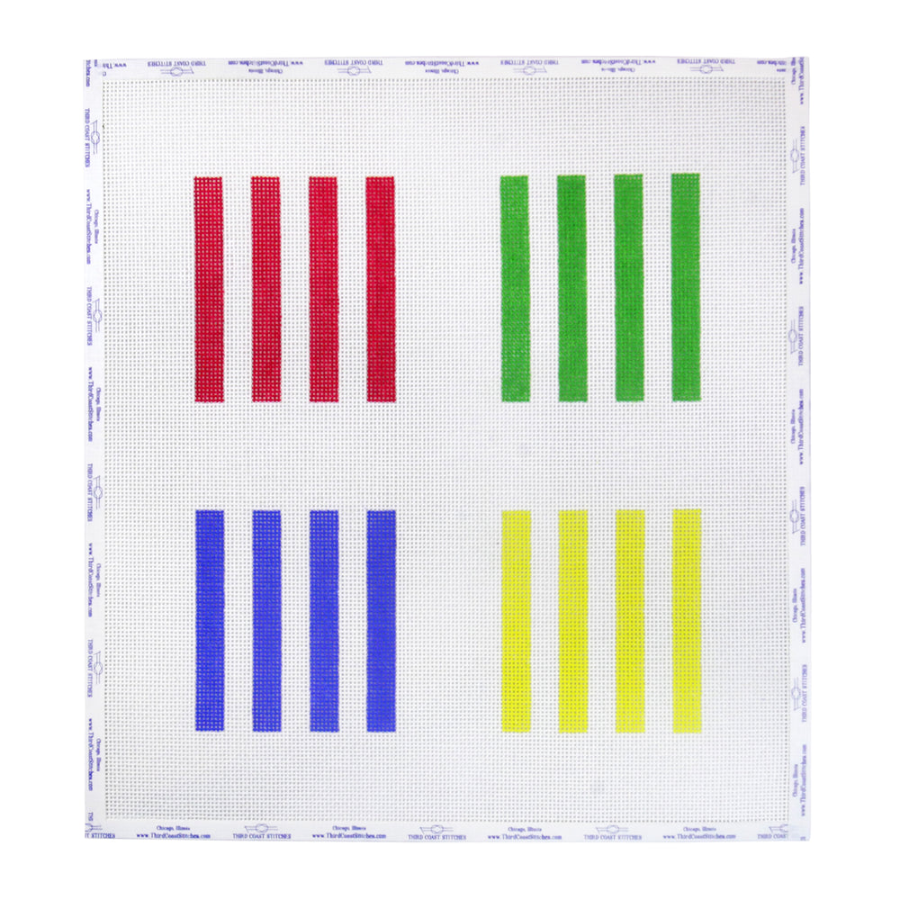 Striped Color Coaster Set