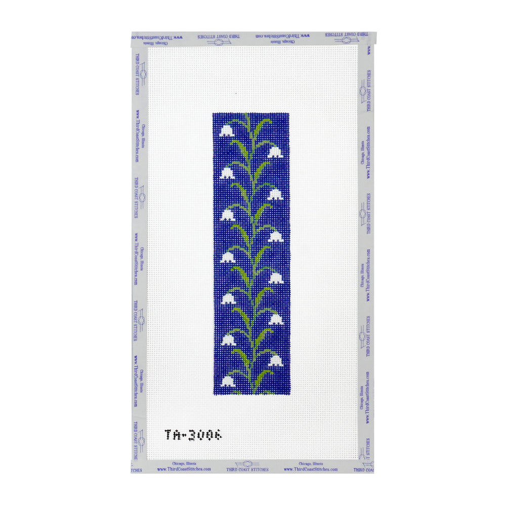 Navy Lily of the Valley Keyfob