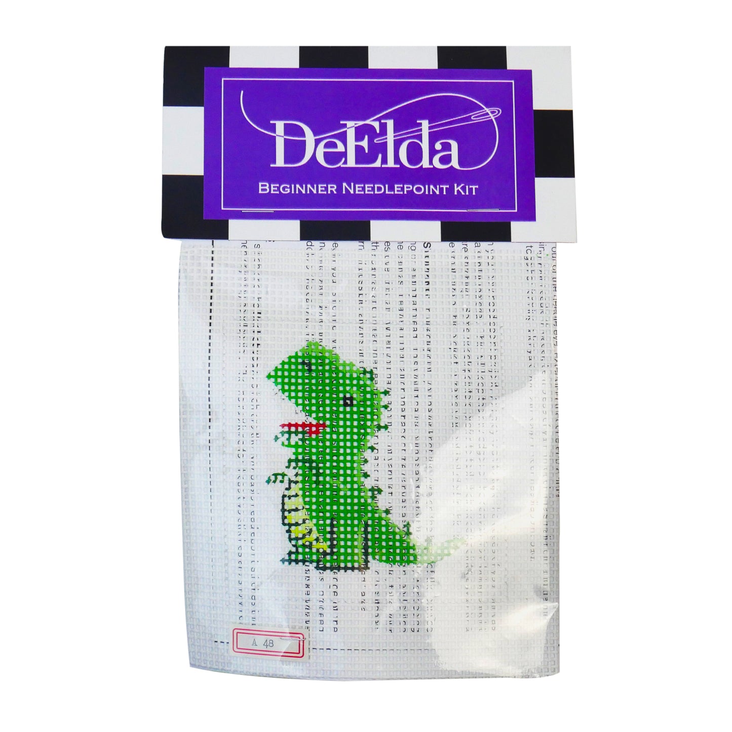 T-Rex - Kid's Needlepoint Kit