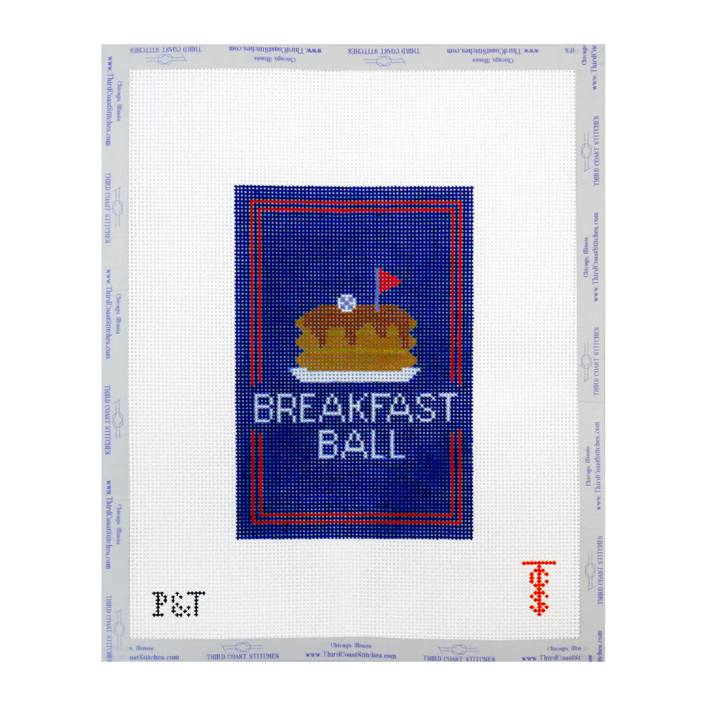 Breakfast Ball Yardage Book Cover
