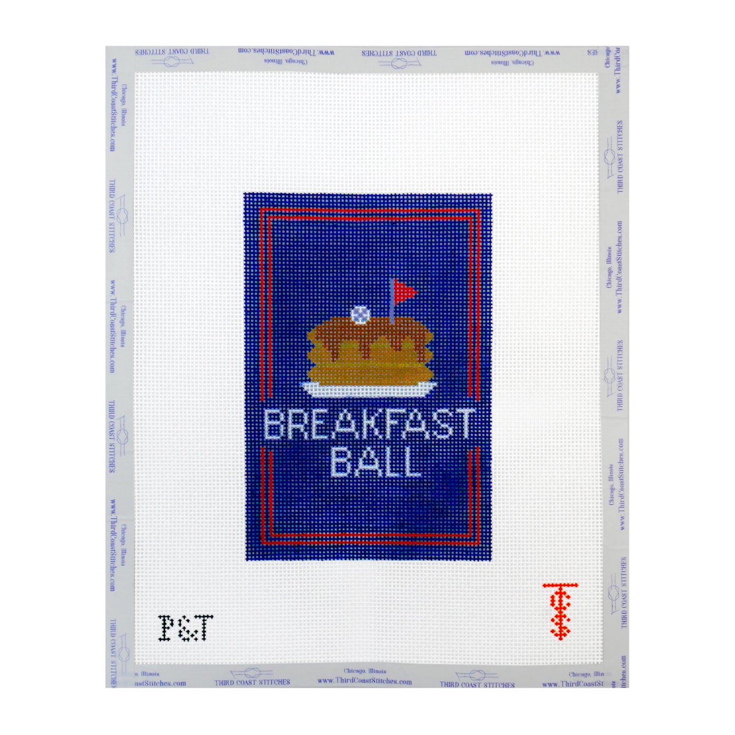Breakfast Ball Yardage Book Cover