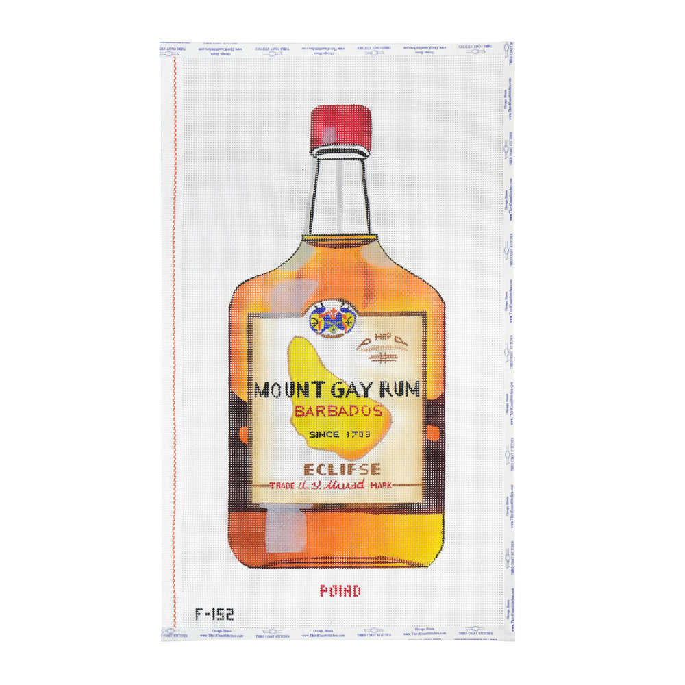 Large Mount Gay Rum Bottle