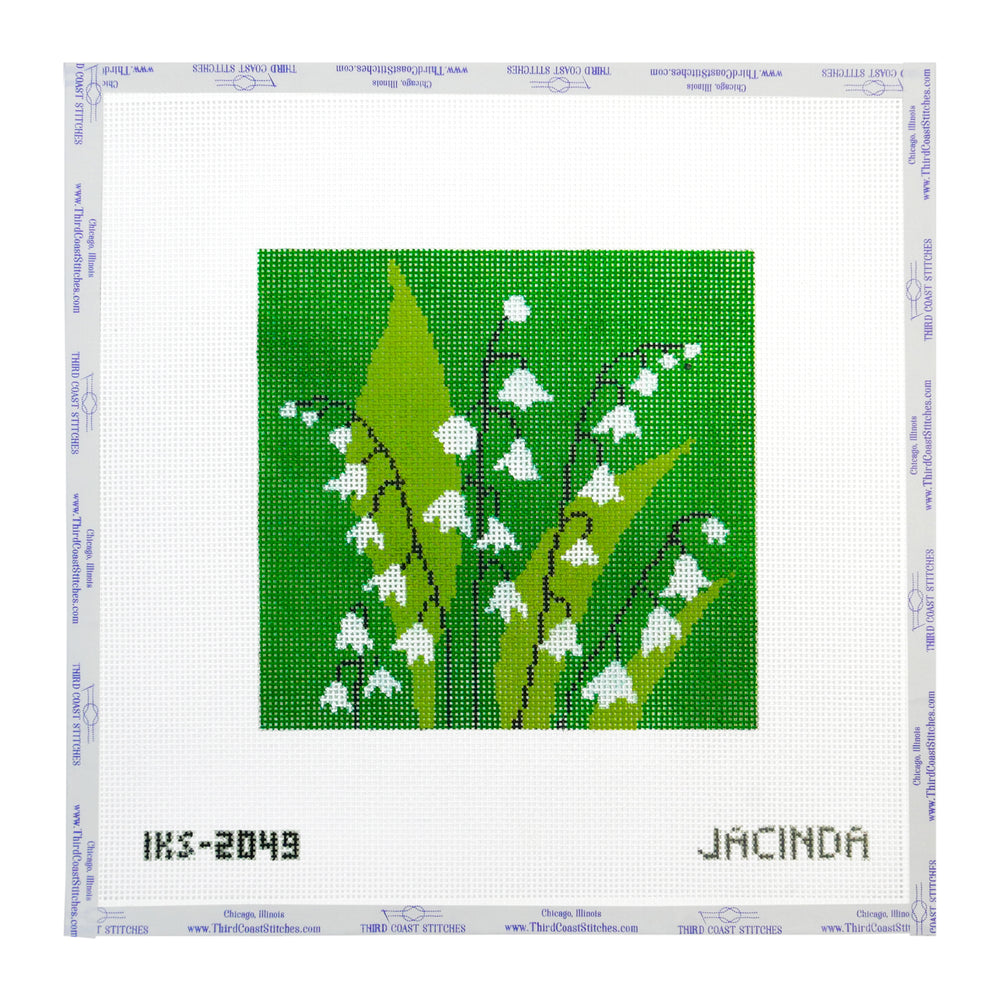 Green Lily of the Valley Square