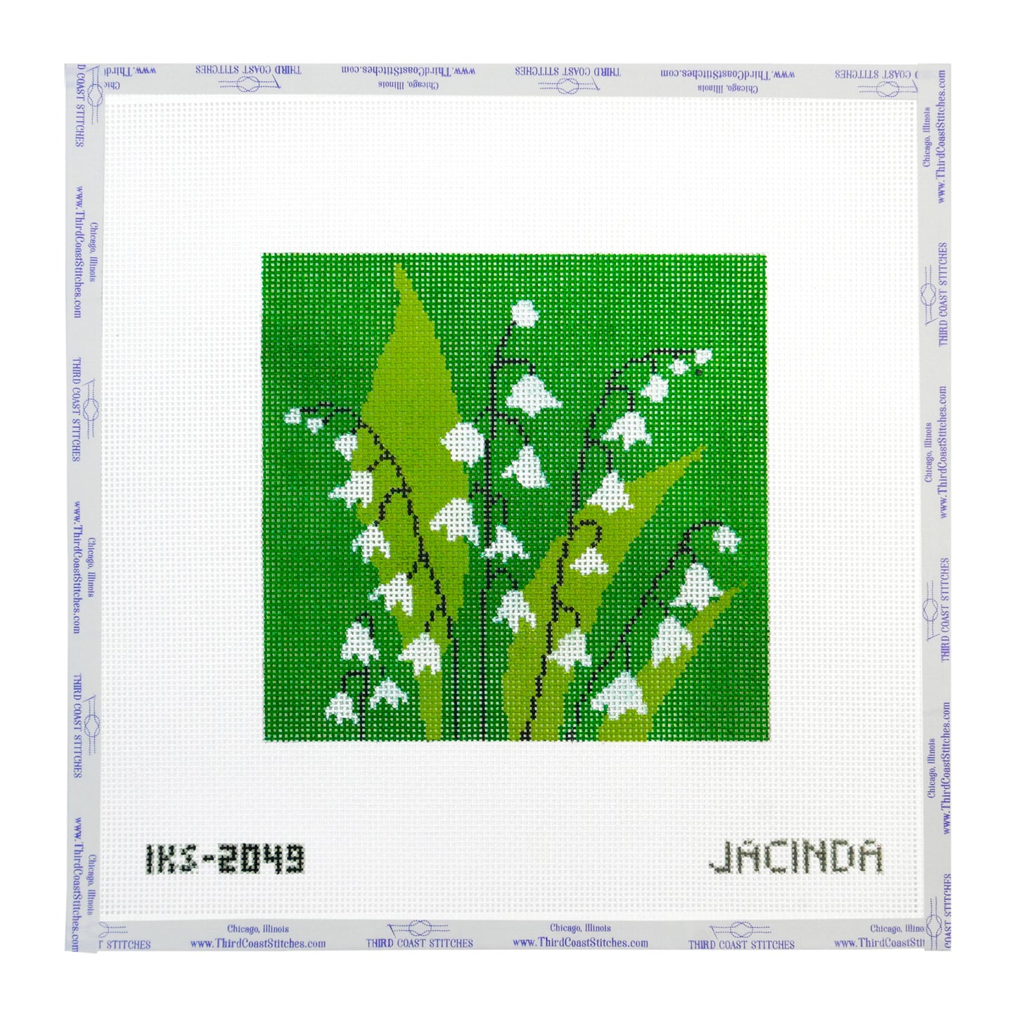 Green Lily of the Valley Square