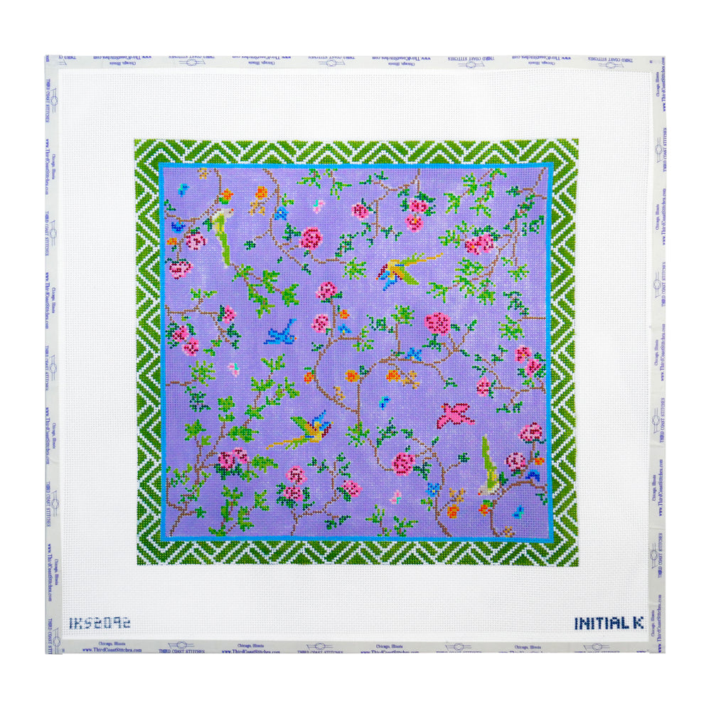 Lilac Chinoiserie Square