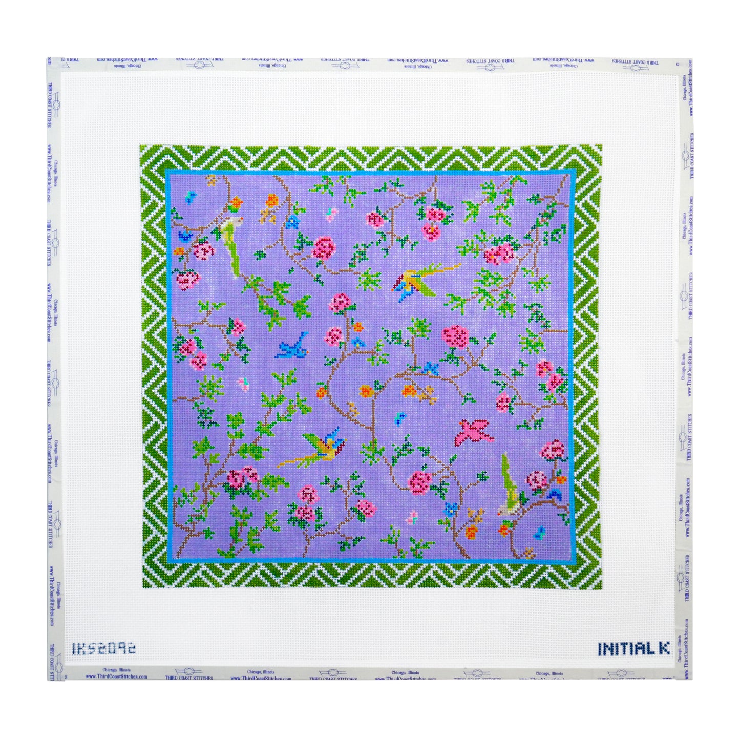 Lilac Chinoiserie Square