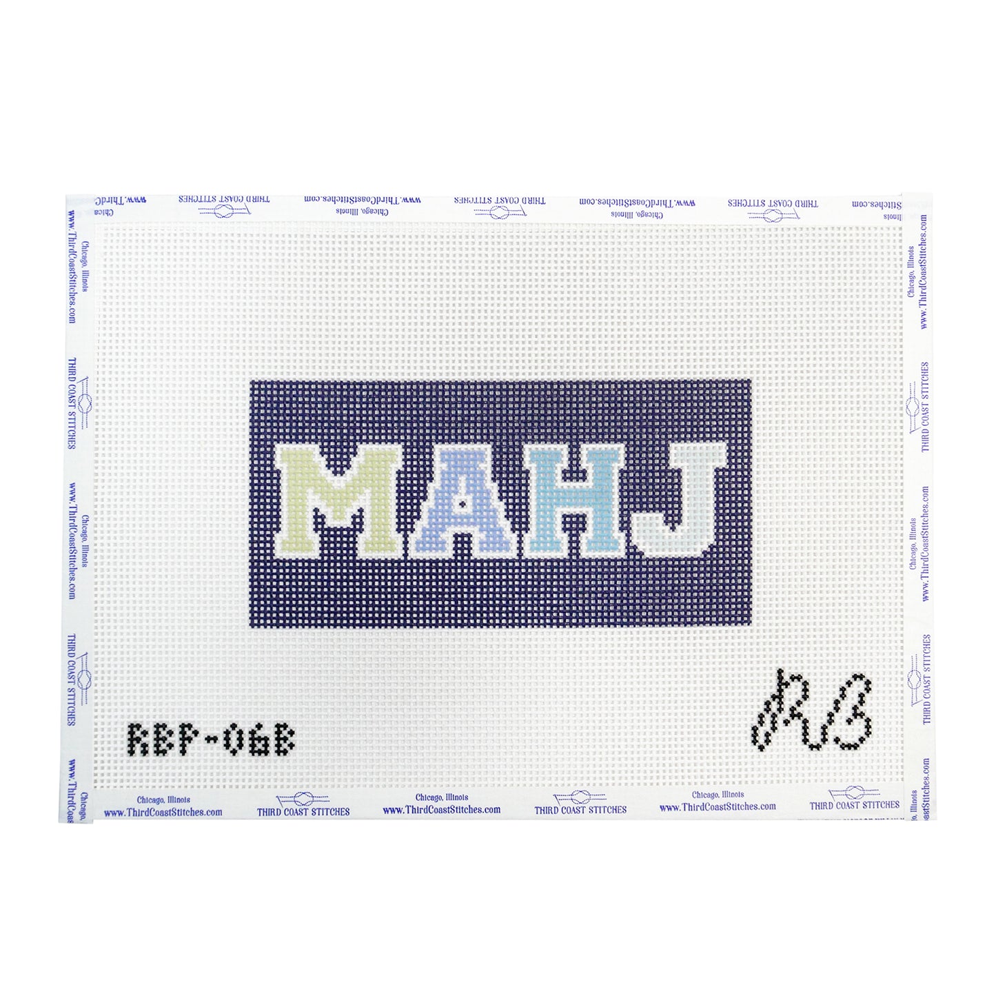 Mahj Rectangle - Navy