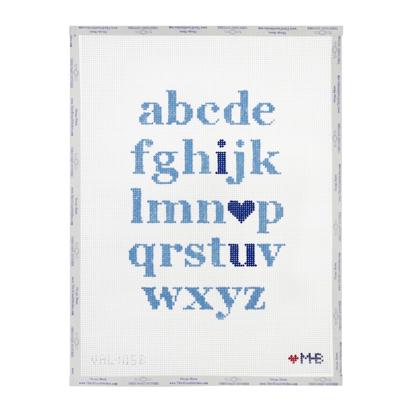 Blue Alphabet I Love You