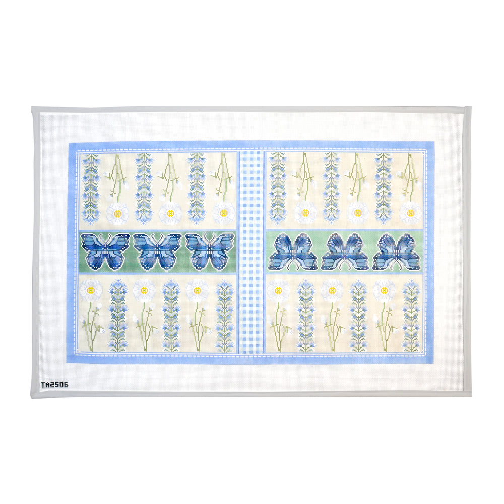 Poppy Daisy & Butterfly Backgammon Board