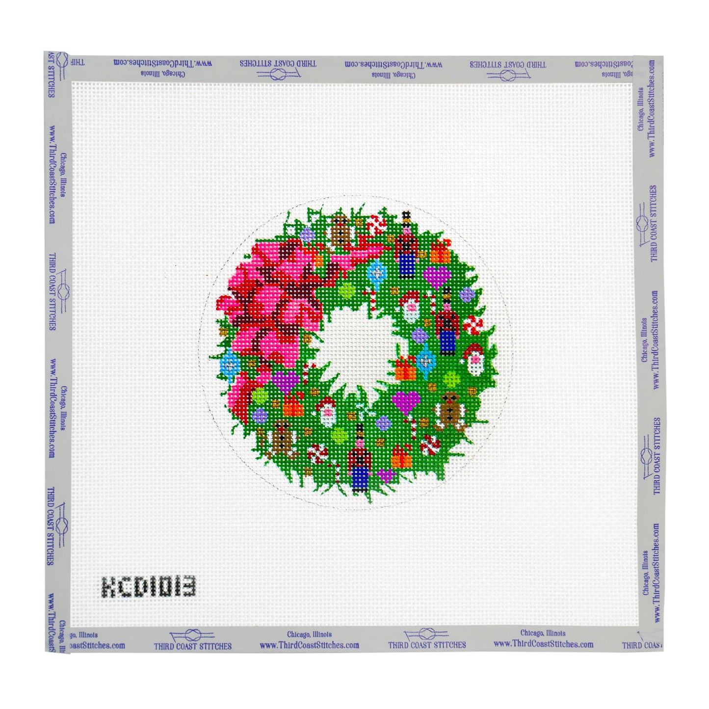 Small Christmas Wreath with Ornaments