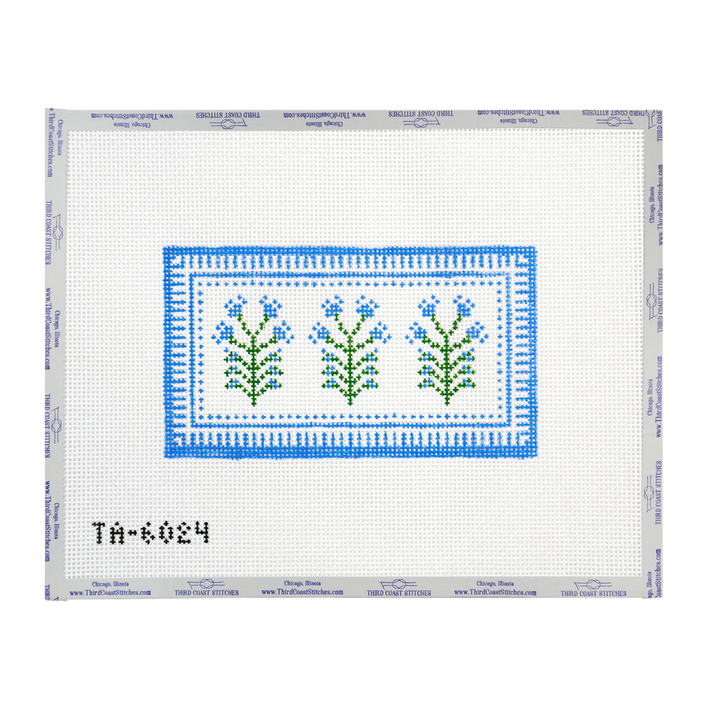 Blue Thistle Eyeglasses Case