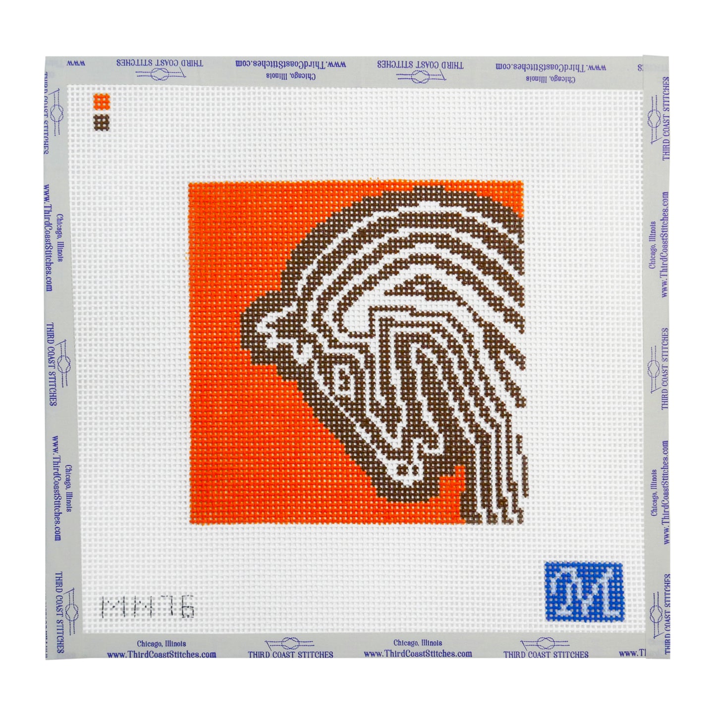 Zebra Coaster: Orange