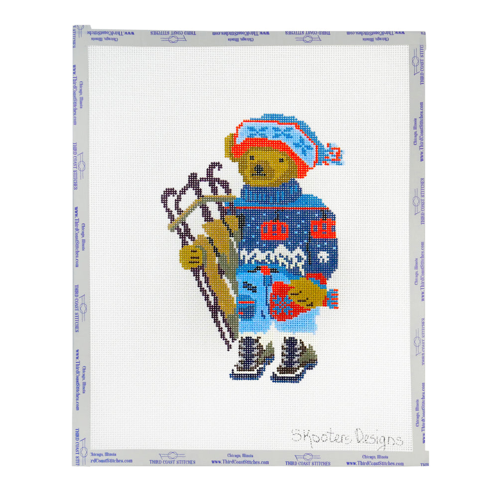 Sledding Winter Bear