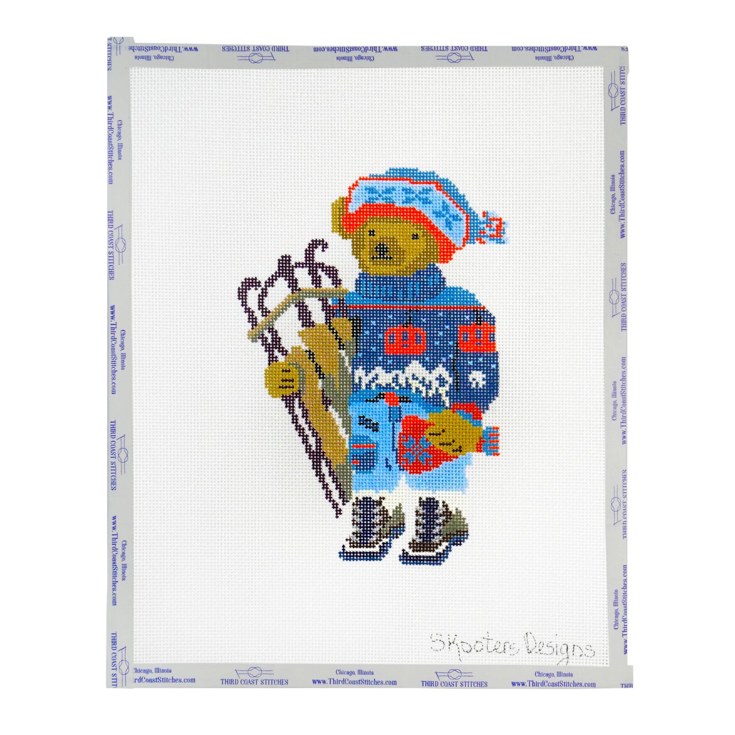 Sledding Winter Bear