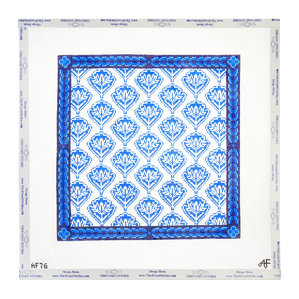 Blue Medallion Pillow