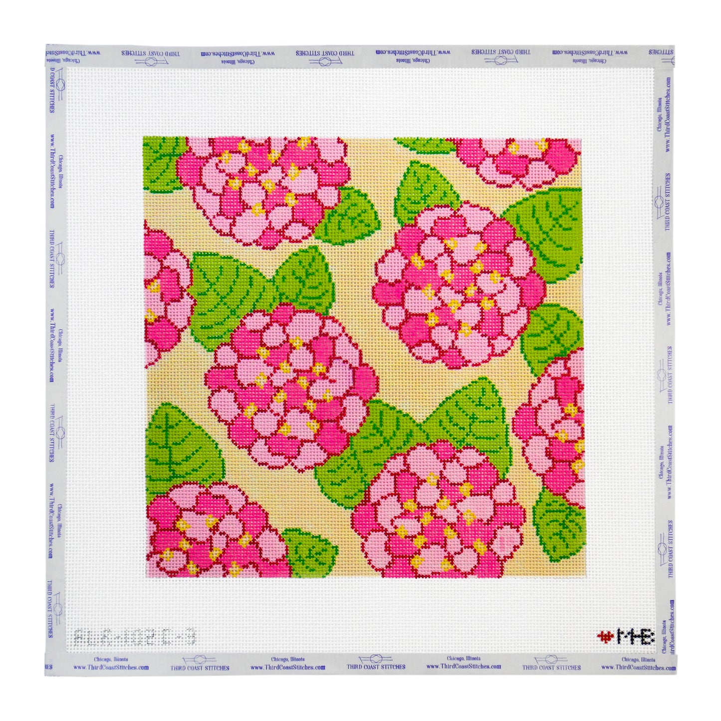 Pink Hydrangea Pillow
