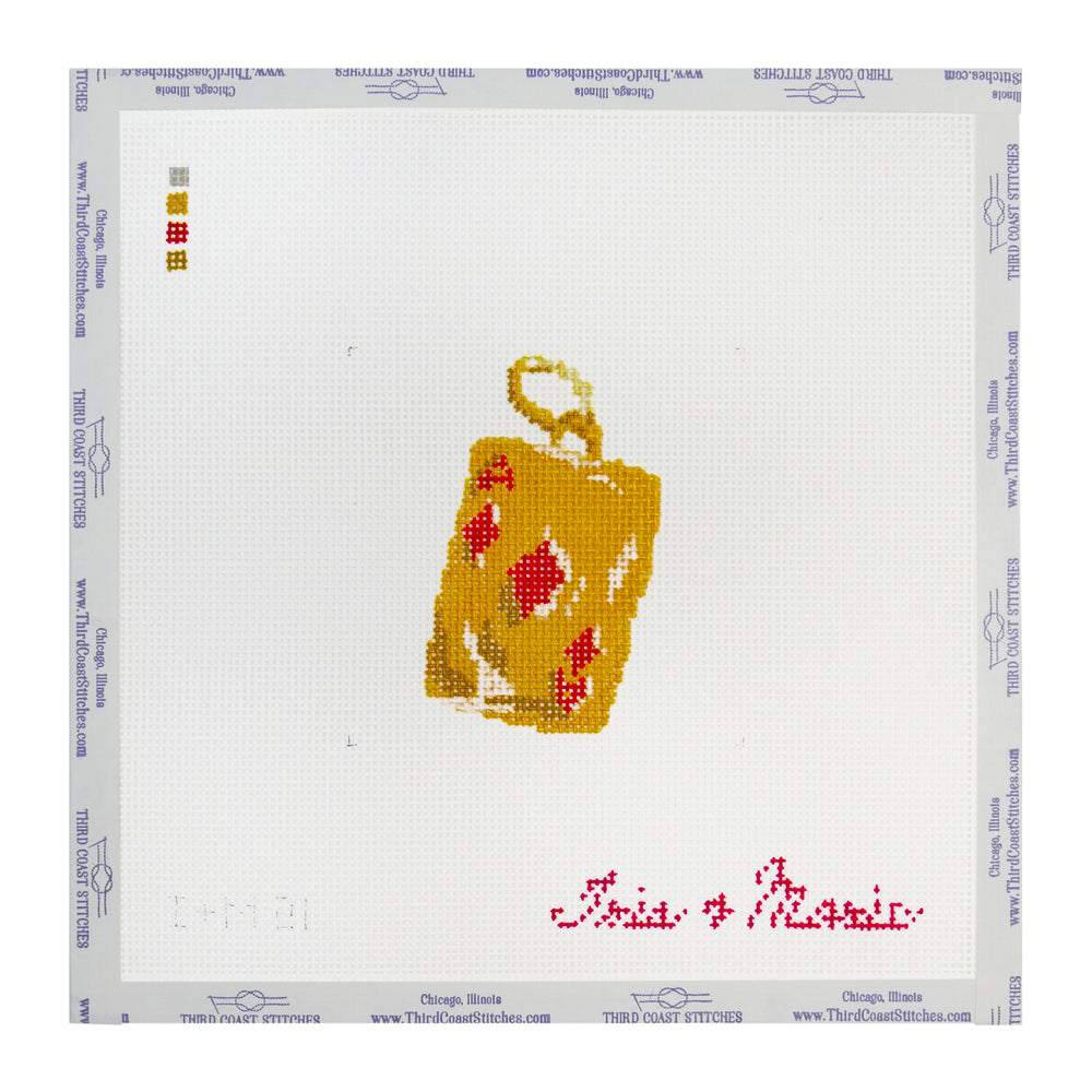 Gold Ace of Hearts Charm