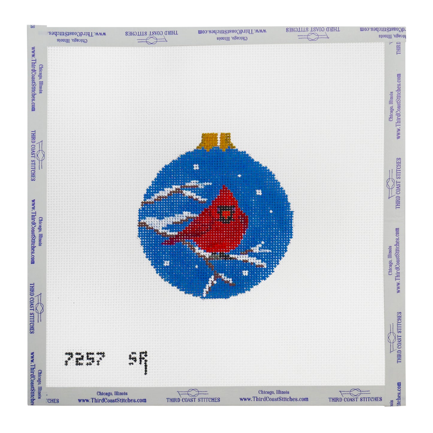 Puffed Cardinal Ornament