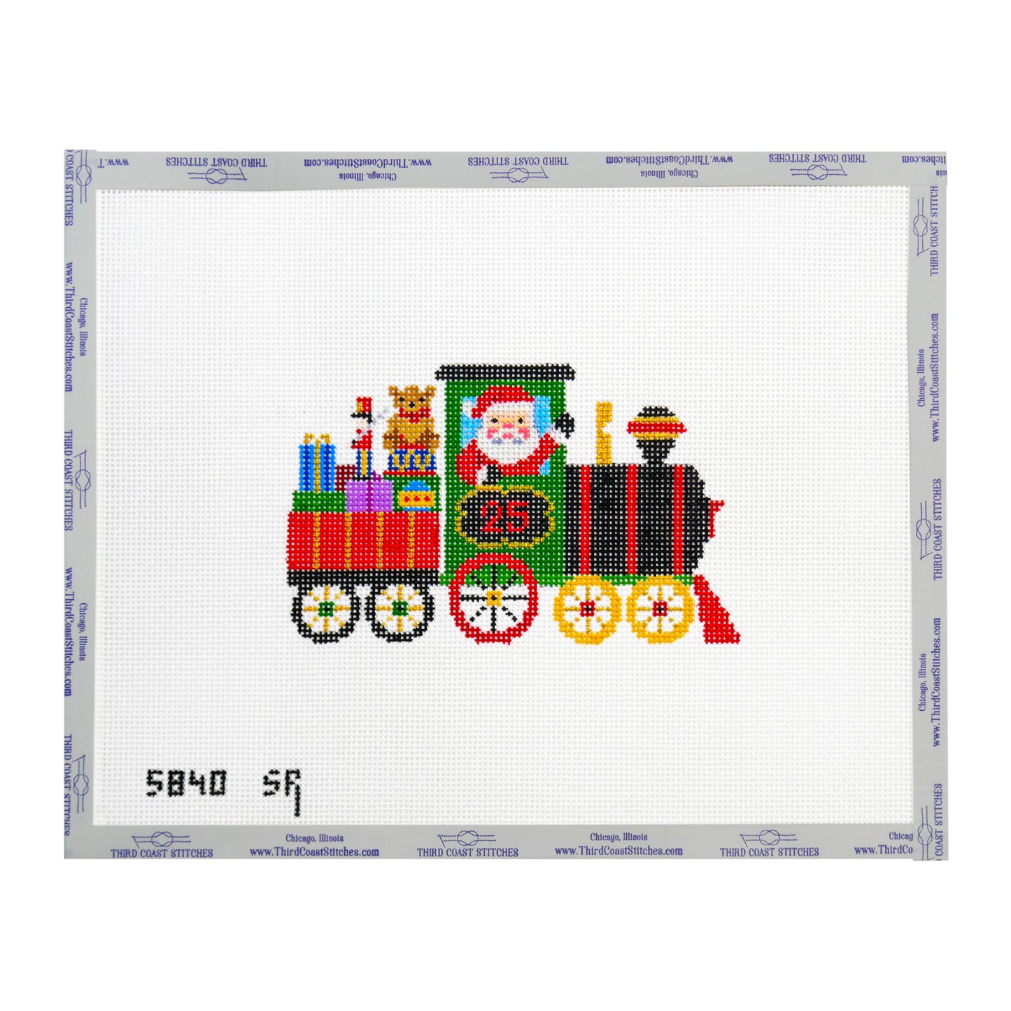 Santa's Train Ornament