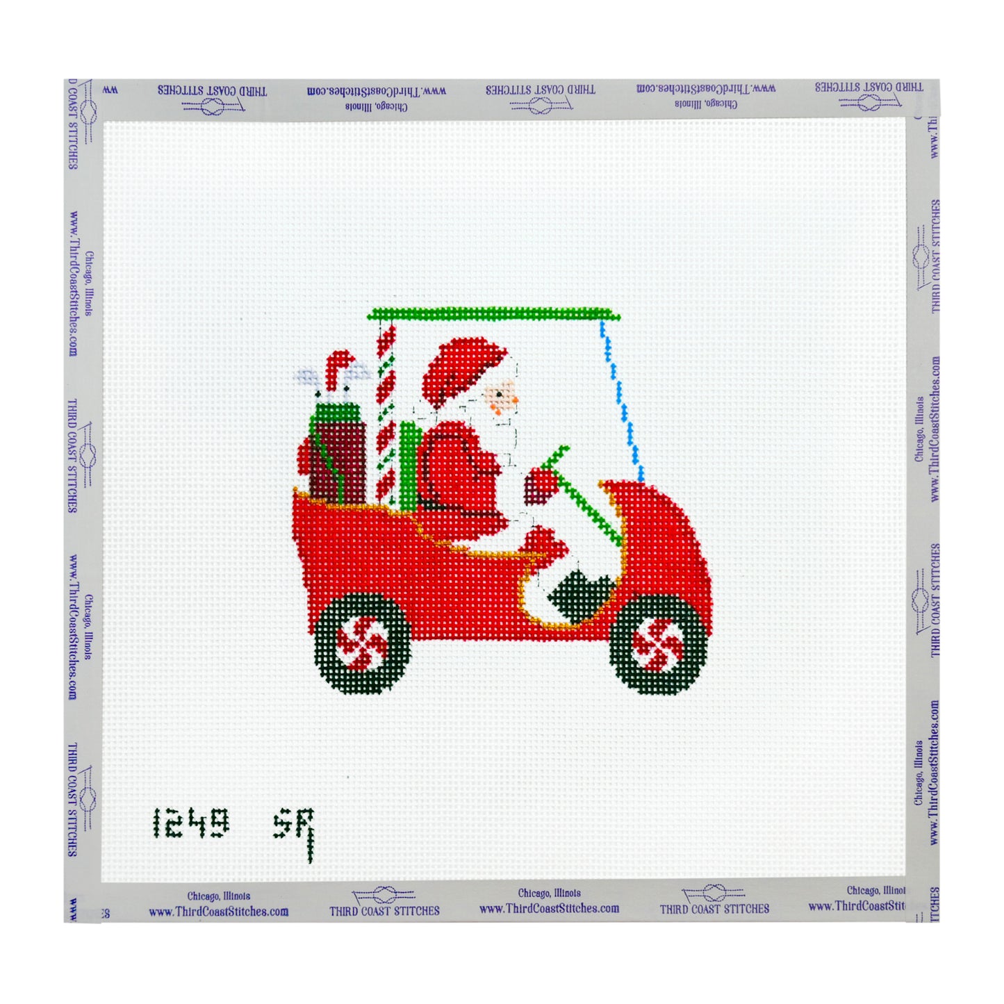 Golf Cart Santa