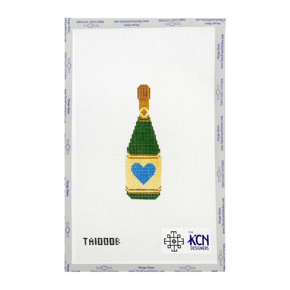 Champagne Heart Bottle: 18 mesh