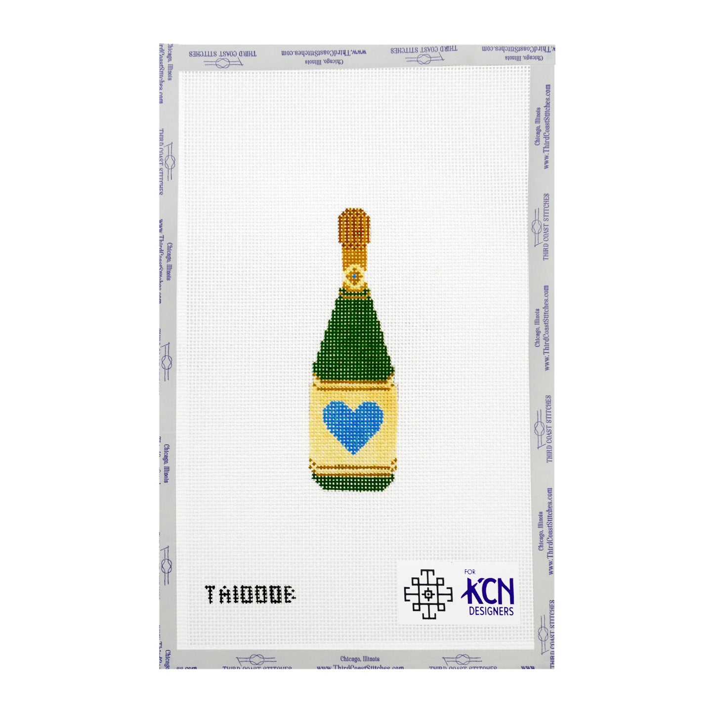 Champagne Heart Bottle: 18 mesh