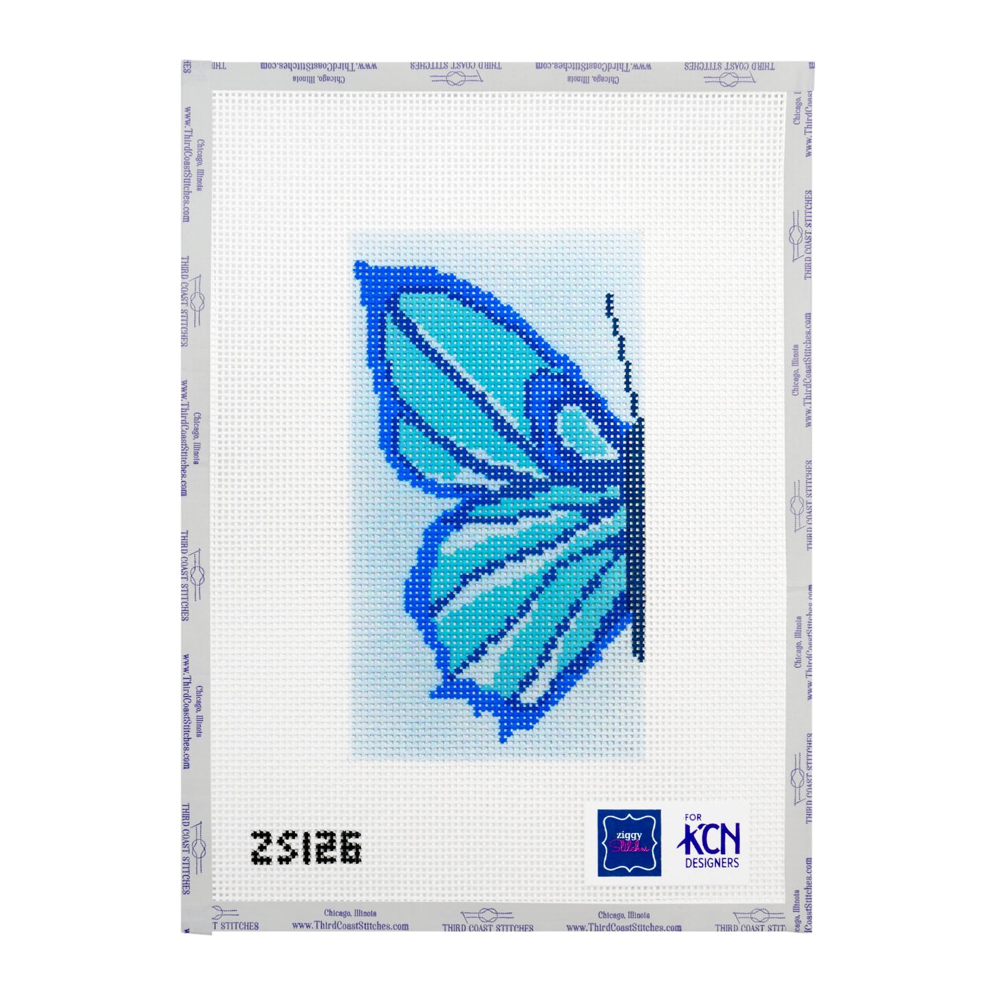 Butterfly Eyeglass Case: Blue