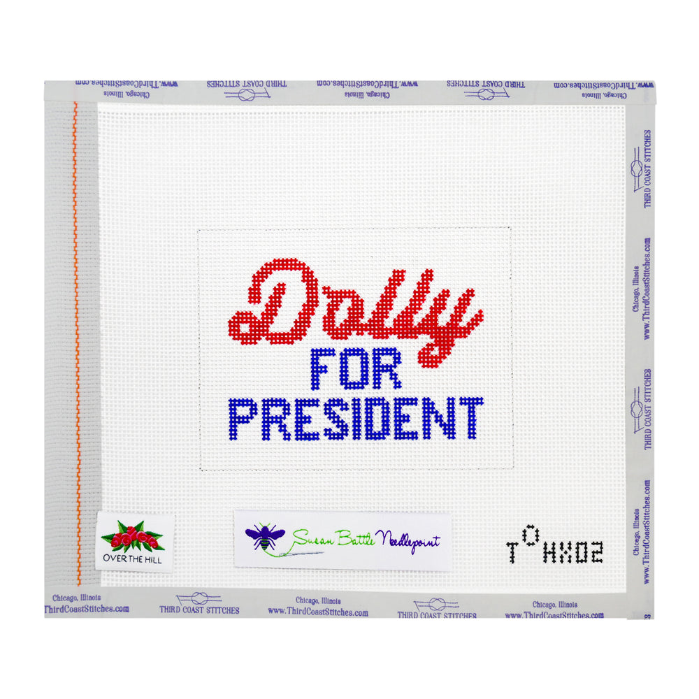 Dolly for President: Red & Blue