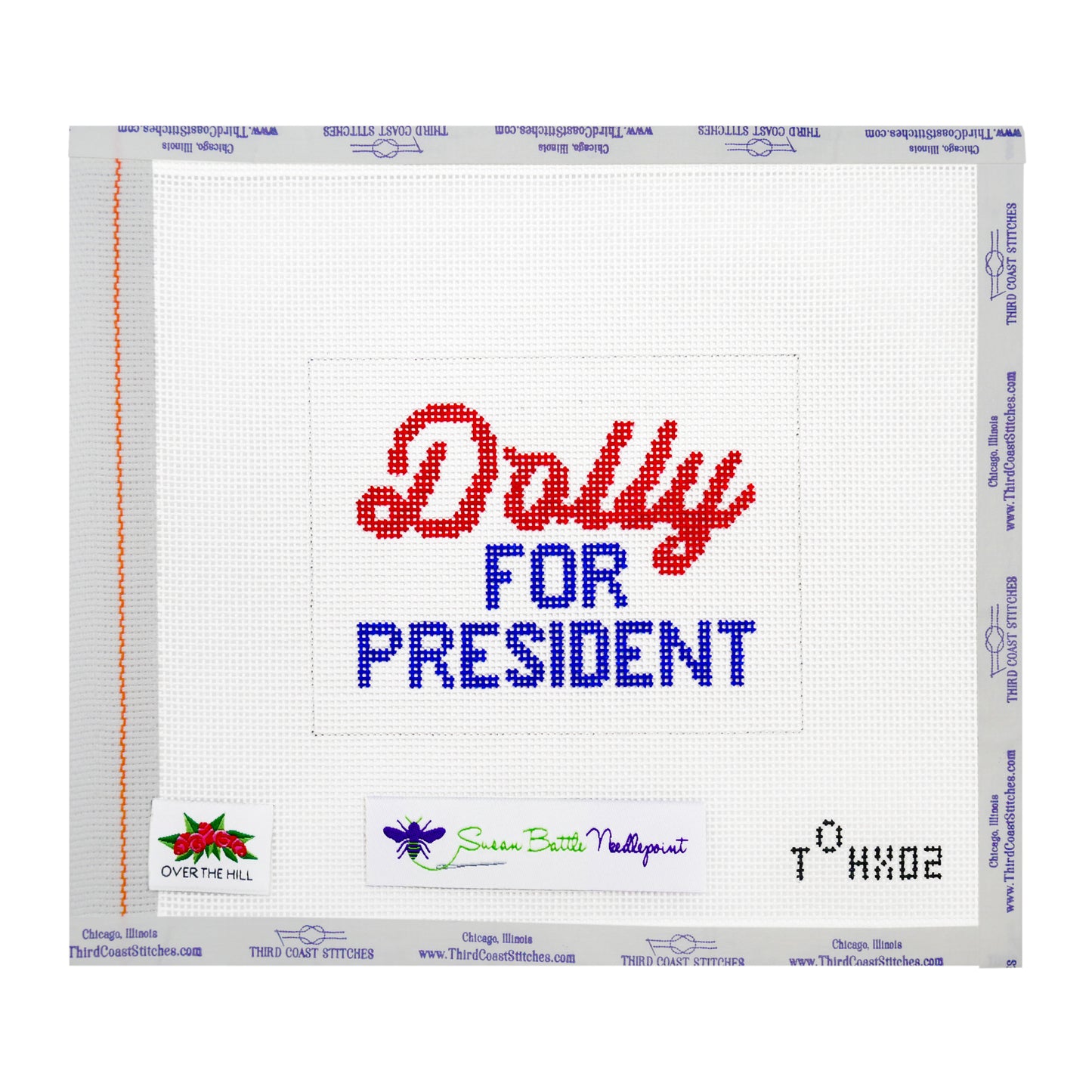 Dolly for President: Red & Blue
