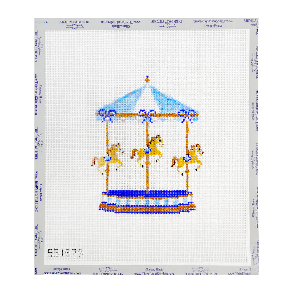 Blue Horse Carousel