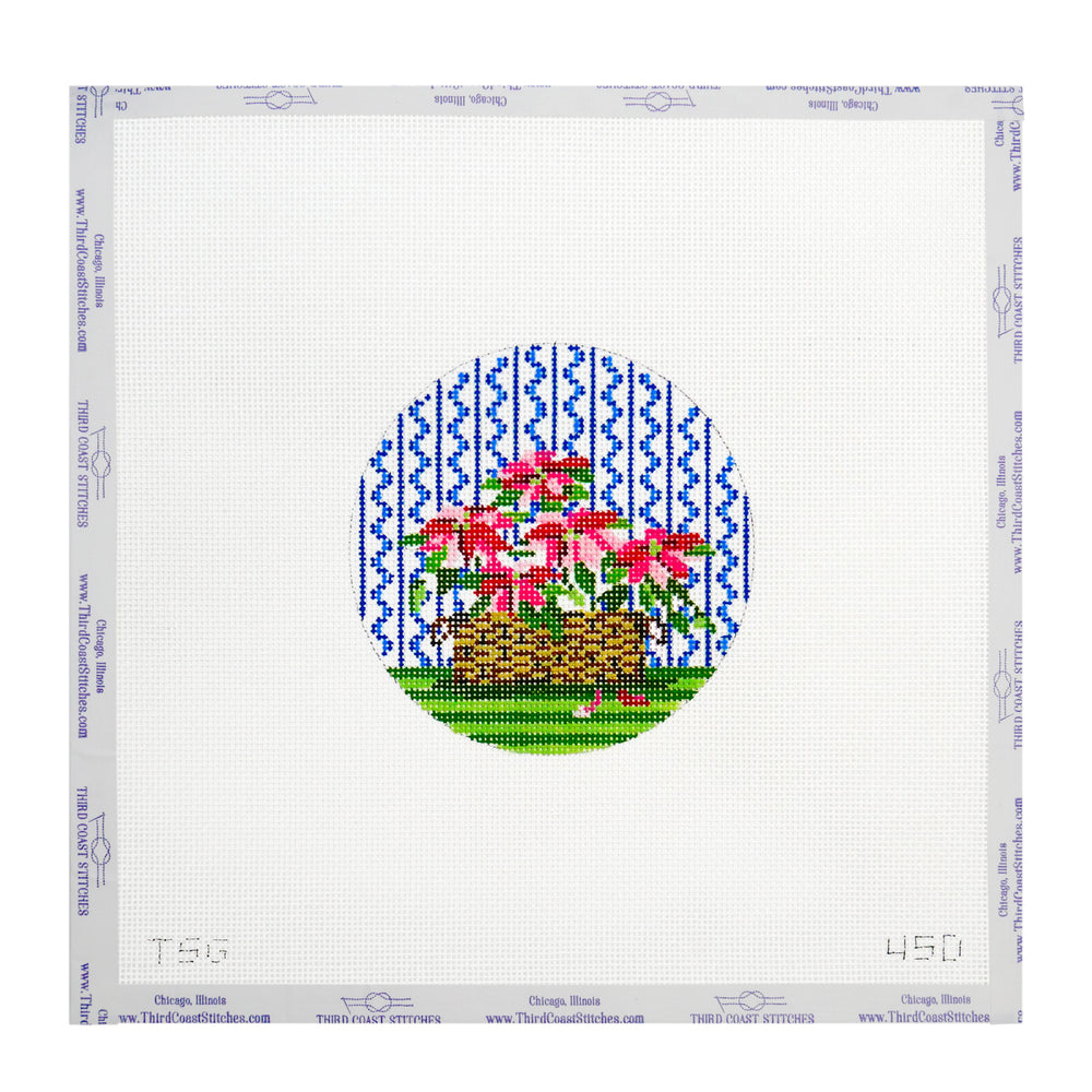 Poinsettia Round