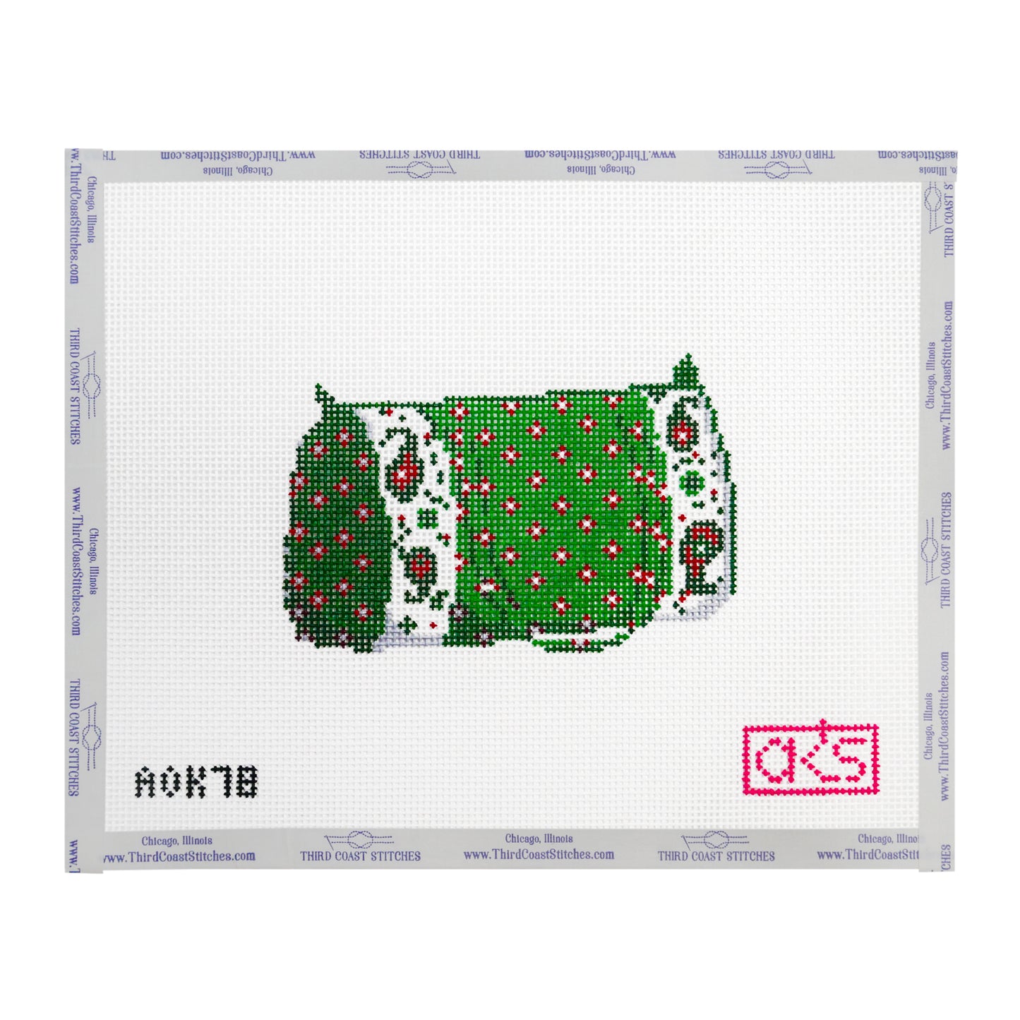 Green French Provencal Duffle Bag