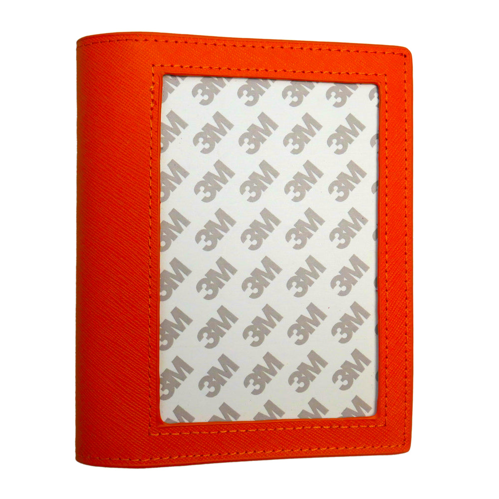 Self-Finishing Passport Holder: Orange