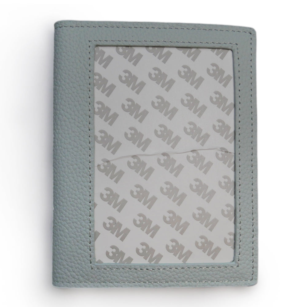 Self-Finishing Passport Holder: Ice Blue