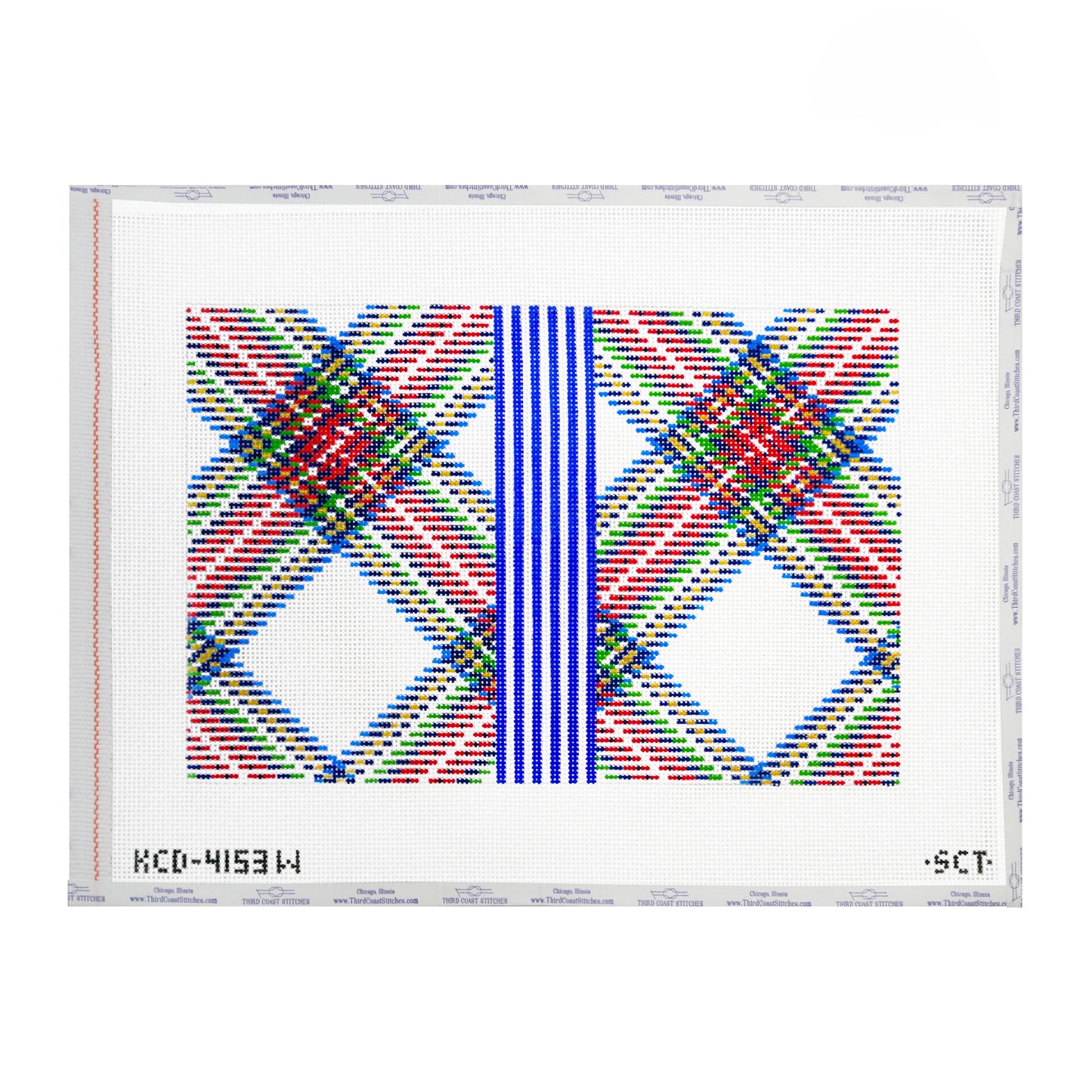 White Tartan Plaid Clutch