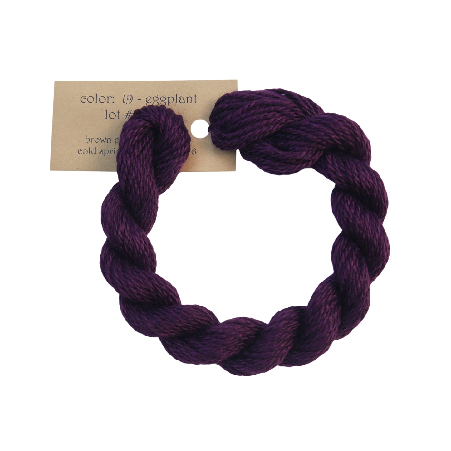 Silk & Ivory: Eggplant