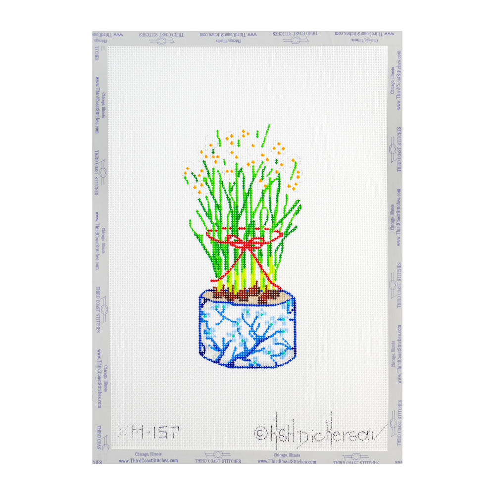 Paperwhites in Chinoiserie