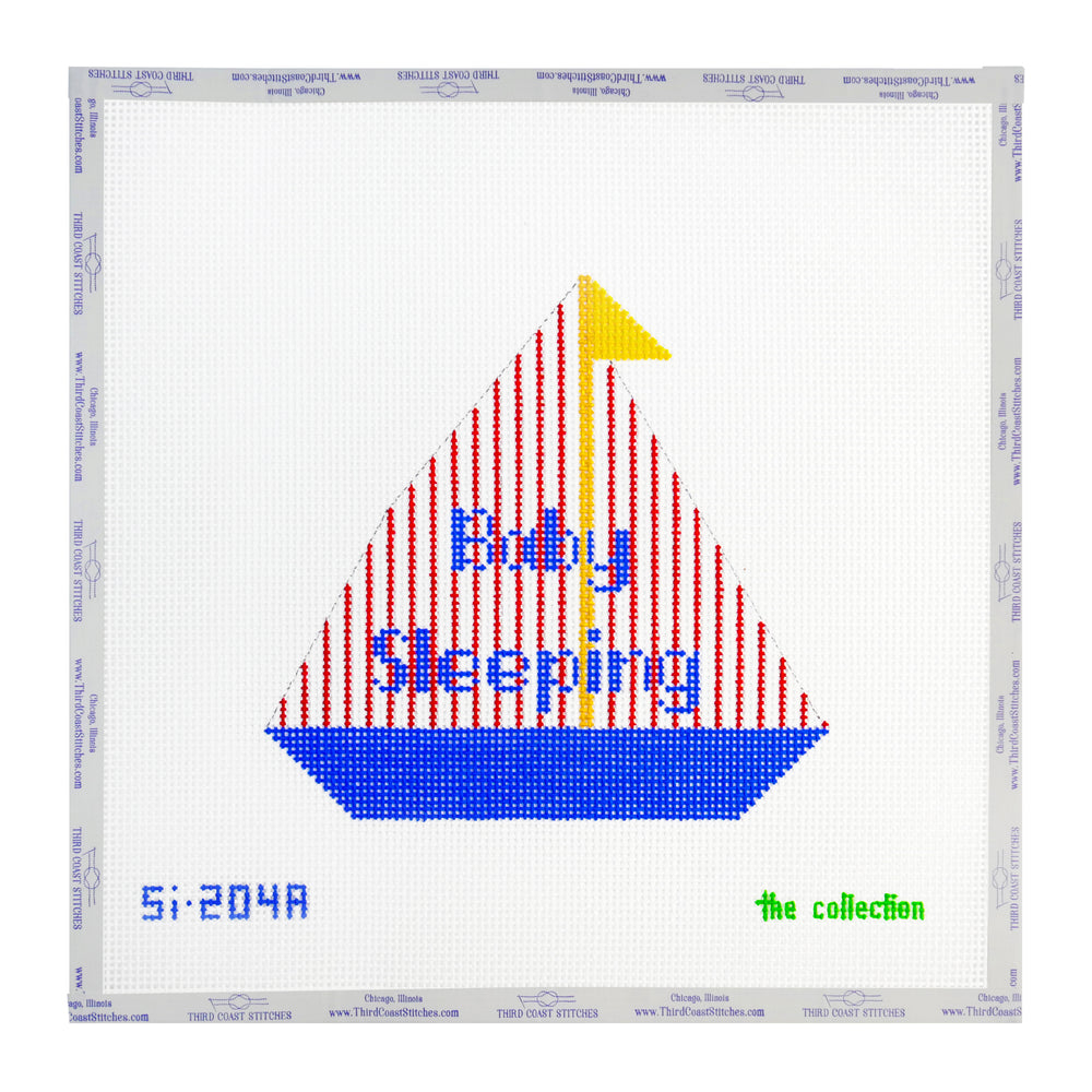 Baby Sleeping Sailboat