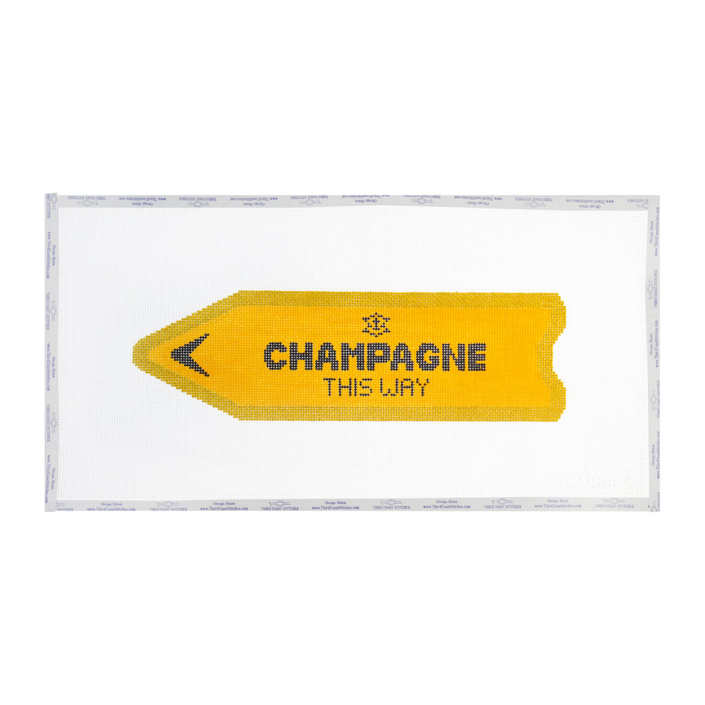 Champagne This Way - 13 Mesh Yellow