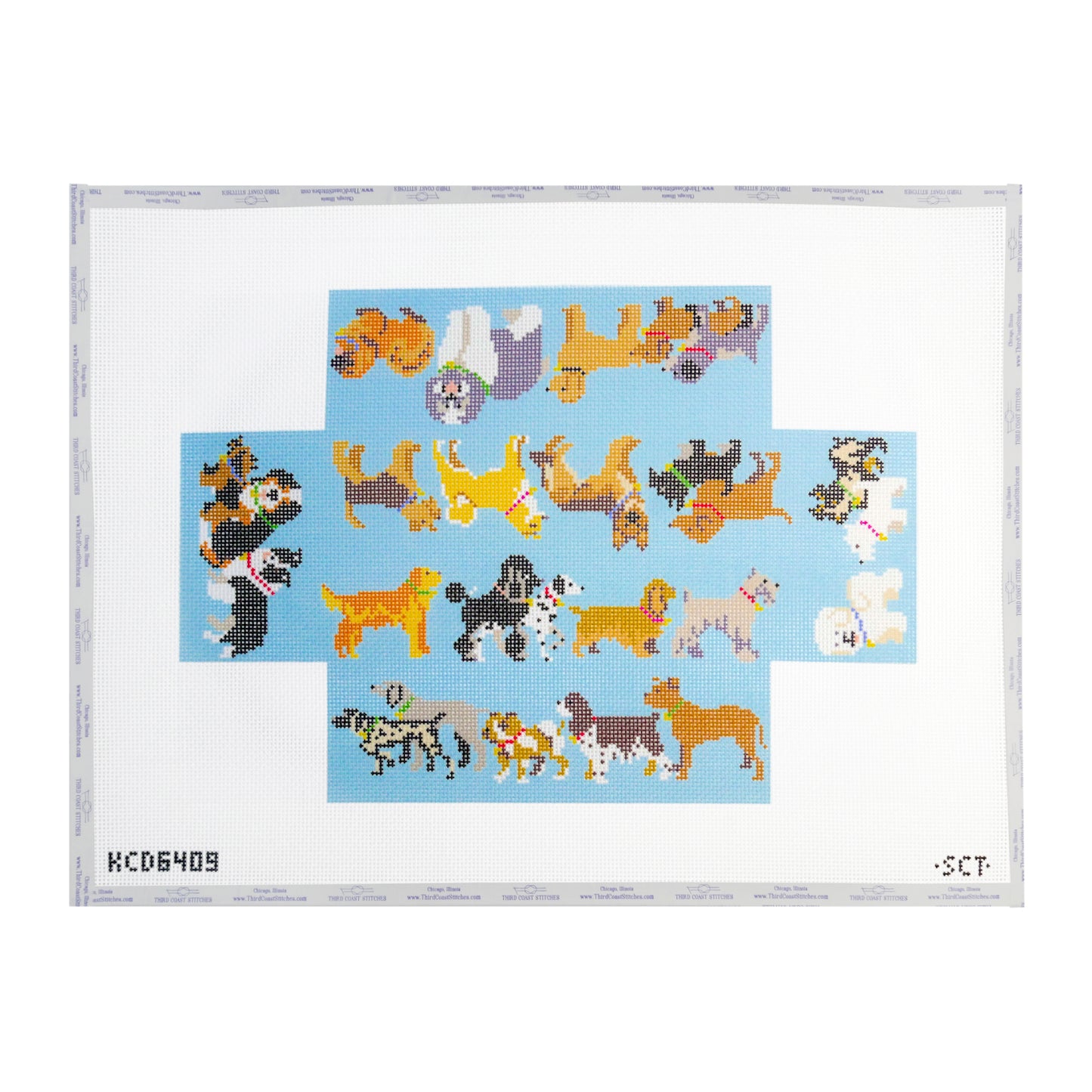 Blue Dog Brick Cover