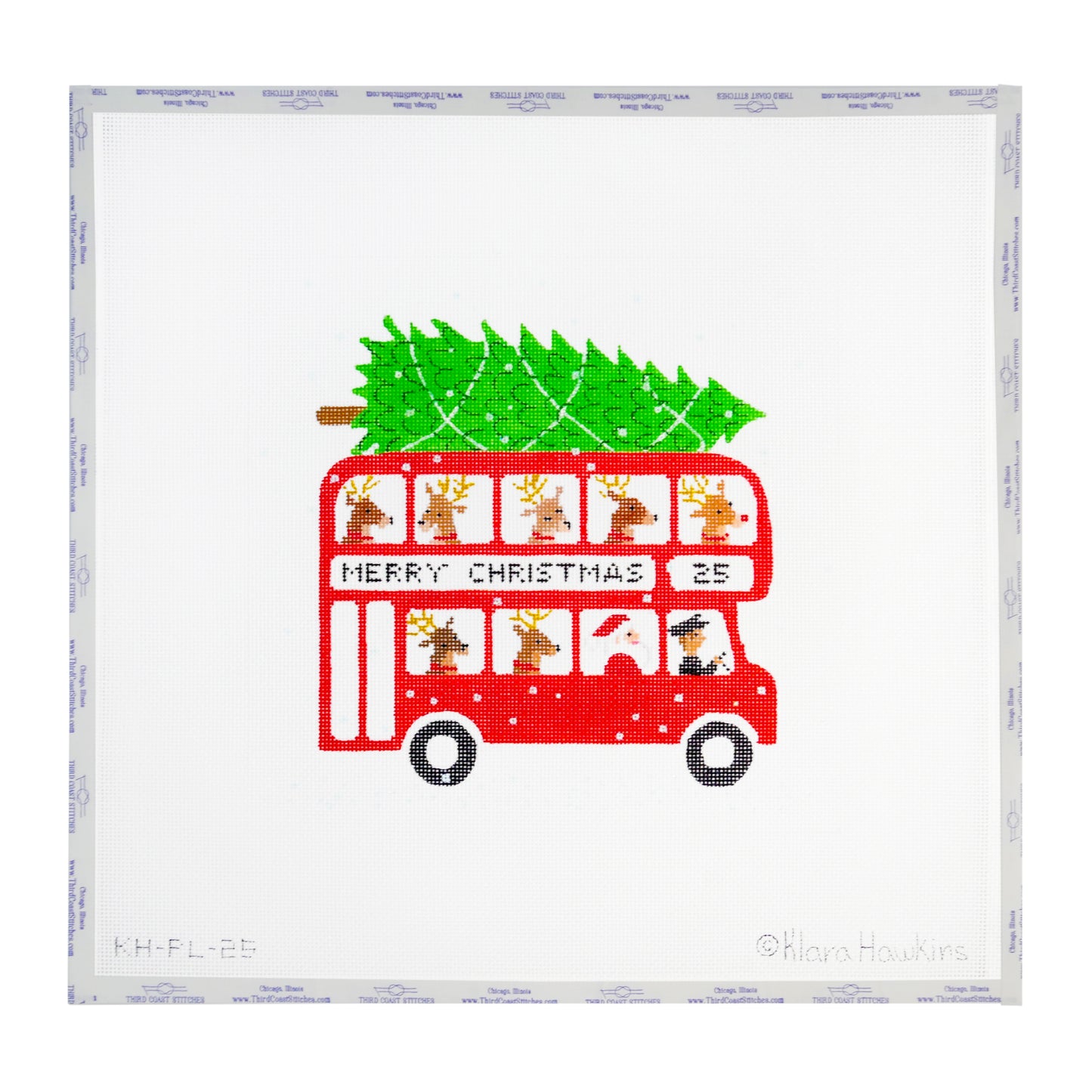 Double Decker Santa & Reindeer