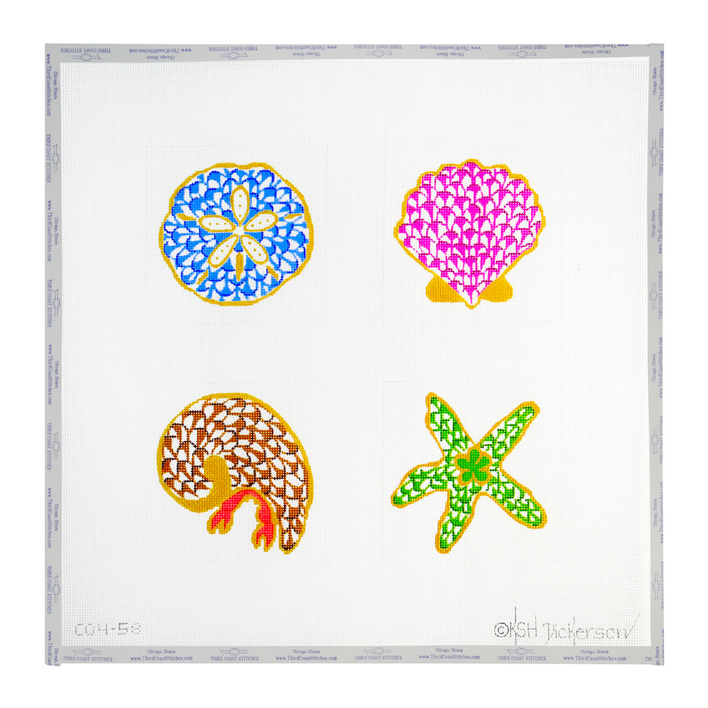 Herend Shell Coaster Set