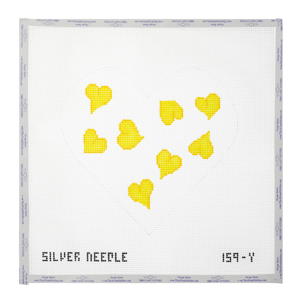 Heart Pillow: Yellow