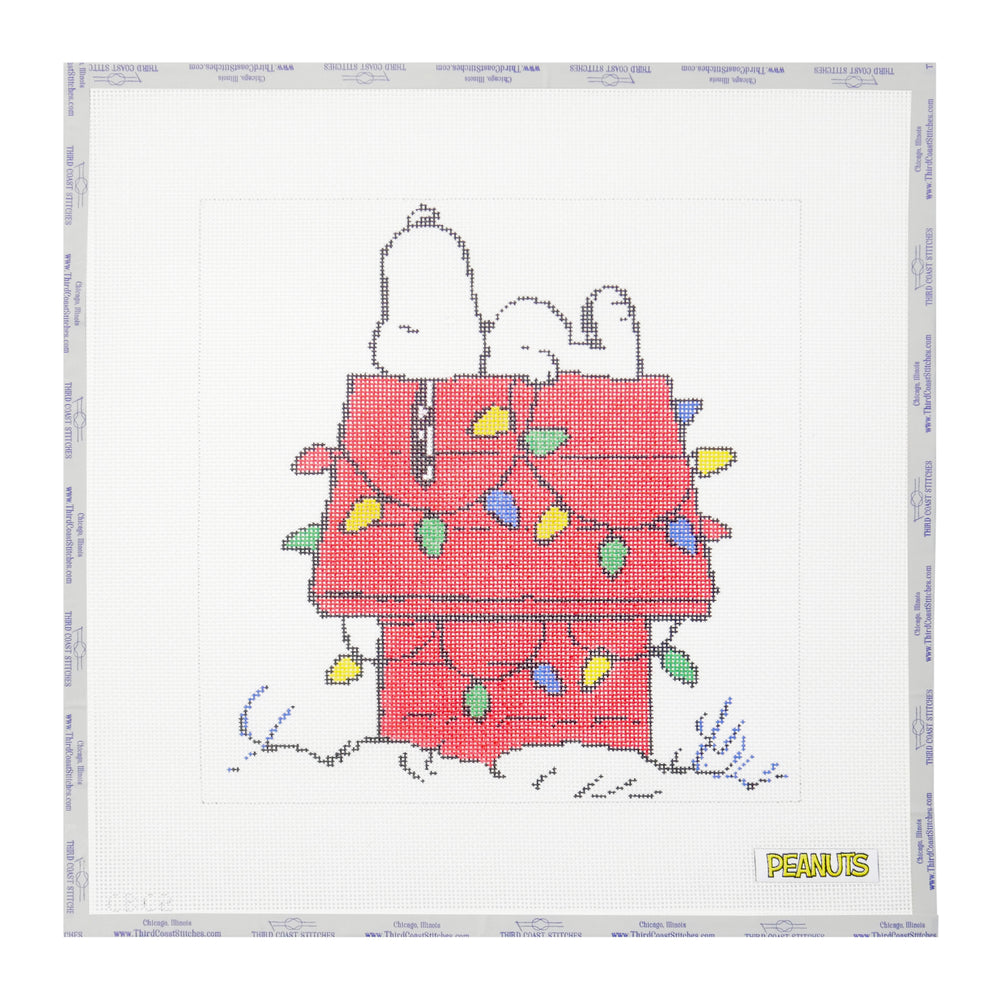 Snoopy on Christmas Doghouse