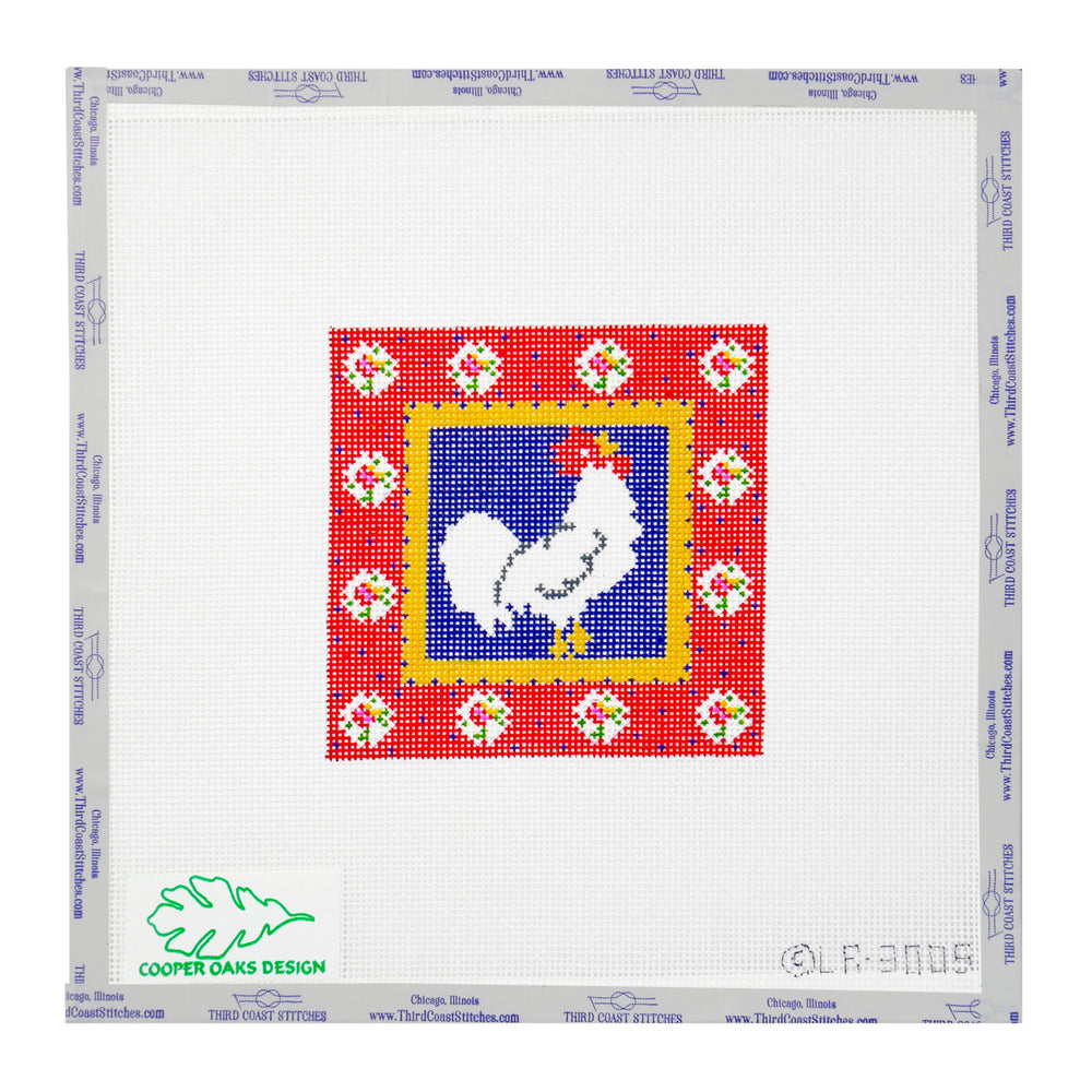 Rooster Provence Coaster